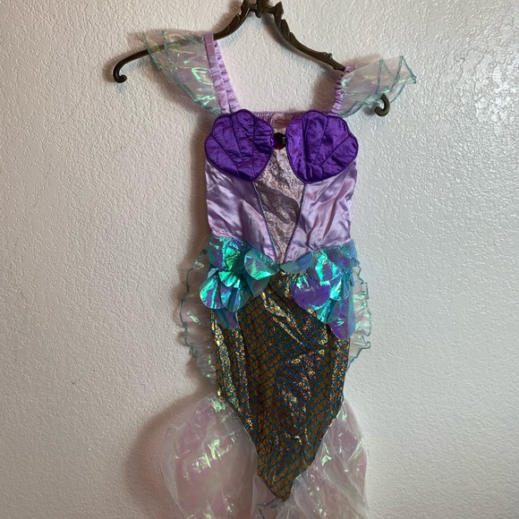 great pretend little mermaid costume girl - Picture 2 of 8